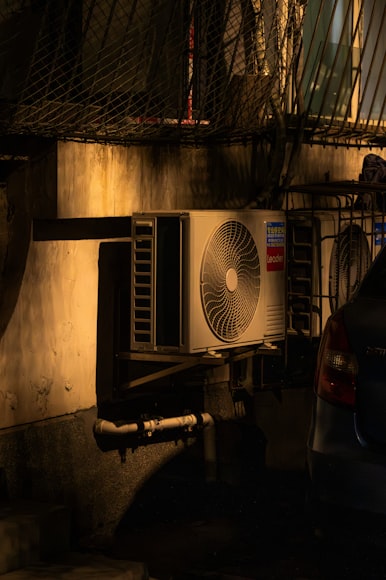 Airco-installatie voor woningkoeling